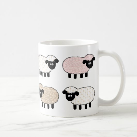 かわいいヒツジのマグ コーヒーマグカップ (右)