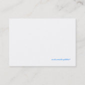 かわいいヒツジの子供のテレホンカード コーリングカード (裏面)