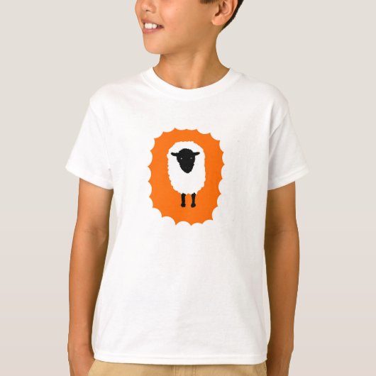 かわいいヒツジの子供のTシャツ Tシャツ (正面)