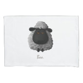 かわいいヒツジの枕箱 枕カバー (正面)