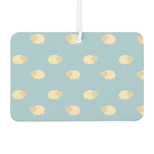 かわいいヒツジパターン車の芳香剤 カーエアーフレッシュナー (正面)