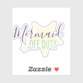 かわいいヒトデ人魚オフデューティ シール (シート)