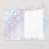 かわいいヒトデ熱帯結婚式RSVP インビテーションポストカード (裏面)