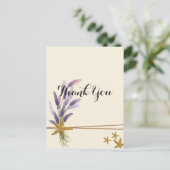 かわいいヒトデ ありがとう ポストカード (スタンド正面)