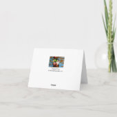 かわいいヒドリのごあいさつカード カード (裏面)