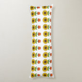 かわいいヒマワリポット ボディピロー (裏面 (縦))