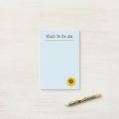 かわいいヒマワリ一覧 ポストイット (デスク上)