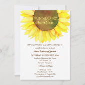 かわいいヒマワリ募金昼食会 招待状 (正面)