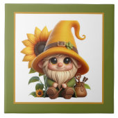 かわいいヒマワリ格言愛好家の庭 タイル (正面)