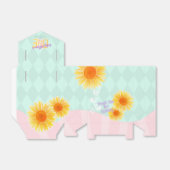 かわいいヒマワリ第一誕生日 フェイバーボックス (折り畳みなし)