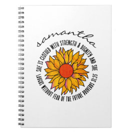 かわいいヒマワリ聖なる書物、 経典聖句 ノートブック