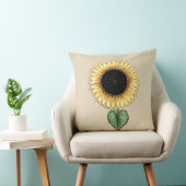 かわいいヒマワリ クッション (椅子)