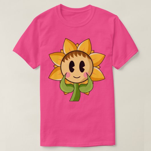かわいいヒマワリ Tシャツ (デザイン正面)