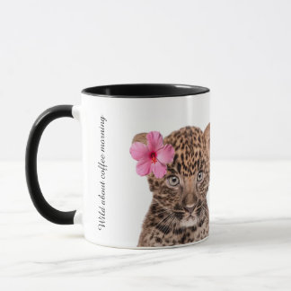 かわいいヒョウのコーヒーマグカップ マグカップ