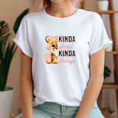 かわいいヒョウのフェミニストピンクの家族のマッチングおもしろい Tシャツ