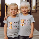 かわいいヒョウの家族のマッおもしろいチガーリー Tシャツ