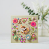 かわいいヒョウモントカゲ シーズンカード (スタンド正面)