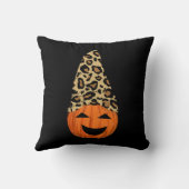 かわいいヒョウ帽子かぼちゃ クッション (裏面)