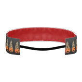 かわいいヒョウ帽子カボチャ アスレチックヘッドバンド (裏面)