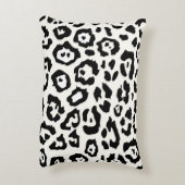 かわいいヒョウ柄 アクセントクッション (裏面(縦))