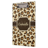 かわいいヒョウ柄 クリップボード (左)