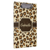 かわいいヒョウ柄 クリップボード (右)