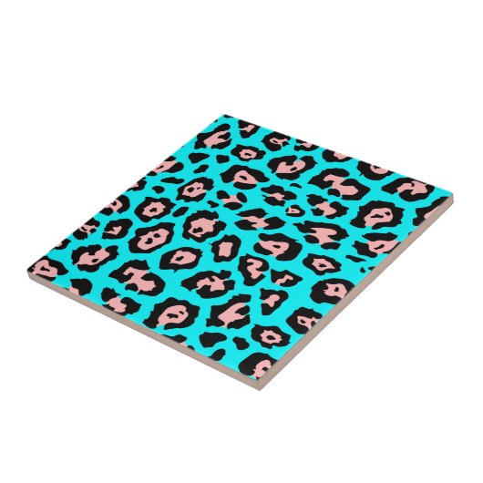 かわいいヒョウ柄 タイル (側面)