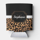 かわいいヒョウ柄 缶クーラー (裏面)