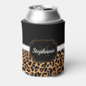 かわいいヒョウ柄 缶クーラー (缶裏面)