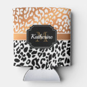 かわいいヒョウ柄 缶クーラー (裏面)