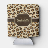 かわいいヒョウ柄 缶クーラー (裏面)