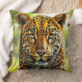 かわいいヒョウ クッション (ブランケット)