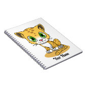 かわいいヒョウ ノートブック (右側)