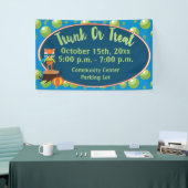 かわいいヒーローとトランクまたはすごい治療キツネ 横断幕 (トレードショー)