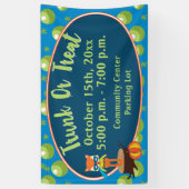 かわいいヒーローとトランクまたはすごい治療キツネ 横断幕 (縦)