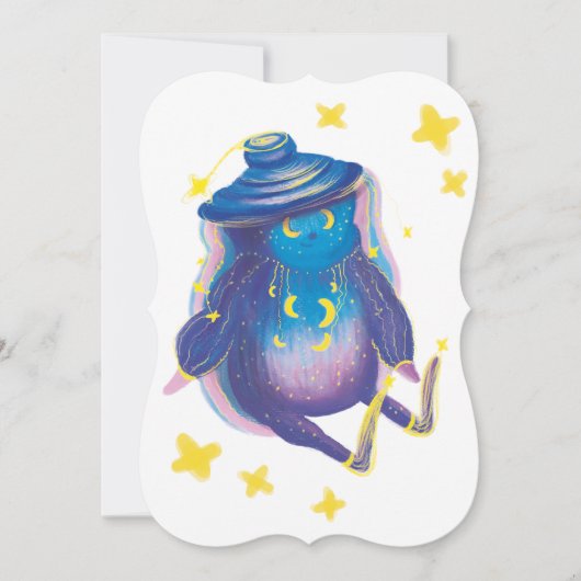 かわいいヒーローのグリーティングカード (正面)