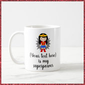 かわいいヒーロースーパーパワーコーヒーマグ コーヒーマグカップ