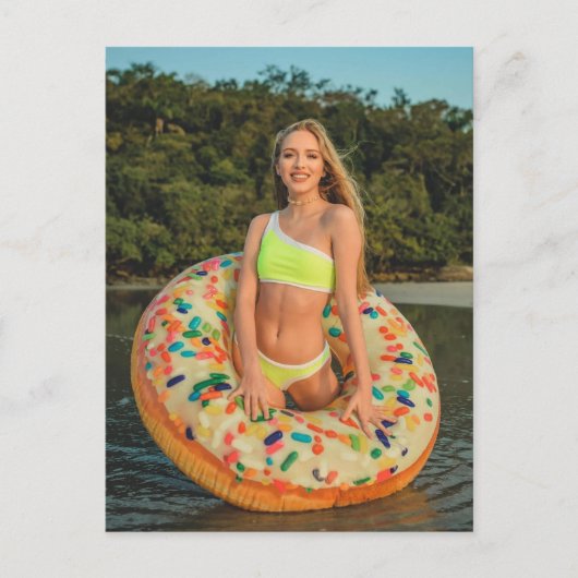 かわいいビキニ ポストカード (正面)