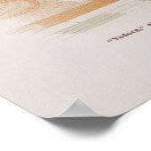 かわいいビクトリアンヴィンテージバスタブとピンクホワイト ポスター (角)