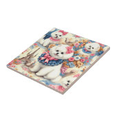 かわいいビコンフリセシームレス タイル (側面)