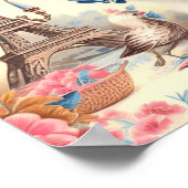 かわいいビコンフリセシームレス ポスター (角)