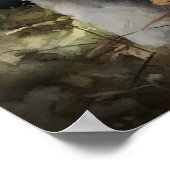 かわいいビコンフリースドッグアートプリントポスター ポスター (角)