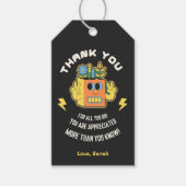 かわいいビジネスチームの従業員の同僚への感謝 ギフトタグ (正面)