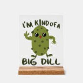 かわいいビッグ・ディールユニセックスベビー子供部屋 アクリルサイン (正面)