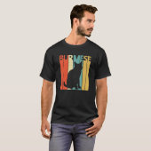 かわいいビルマ猫 Tシャツ (正面フル)