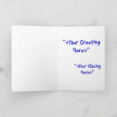 かわいいビンキーベビーのフォトカード カード (内部)