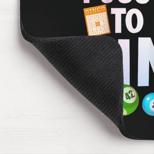 かわいいビンゴノベルティ男性へ女性ビンゴラバービンゴ マウスパッド (コーナー)