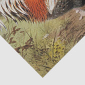 かわいいビンテージのニワトリの雌鳥のパーティー カントリー 薄葉紙 (詳細)