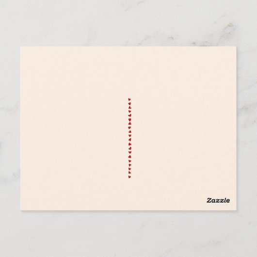 かわいいビンテージのペキニーズの子犬 1950年代のバレンタイン ポストカード (裏面)