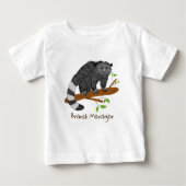 かわいいビントロンの子供Tシャツ ベビーTシャツ (正面)